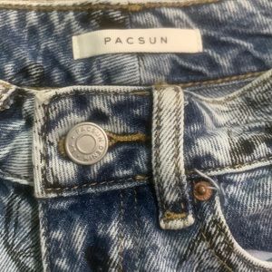 pacsun butterfly jean shorts
